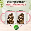 Tasse Faultier – „Leoparden Style“ – lustiger Geschenk Produktbild-Vorschau 4