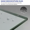 IMPTS Duschkabine Eckeinstieg 90x100cm Mattschwarz Dusche Produktbild-Vorschau 4