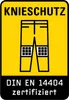 A sign indicating knee protection certification. Podgląd zdjęcia produktu