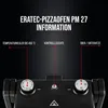 Eratec PM-27, 1 Pizza/Pizzen, Schwarz, 400 °C, 6 kg Produktbild-Vorschau 3