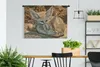MuchoWow® Wandteppich Wandbehang Füchse - Schlafen - Steine Produktbild-Vorschau 2