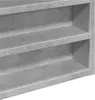 vidaXL Vitrína betónová sivá 100x8,5x50 cm materiál na báze Náhľad obrázku produktu 7