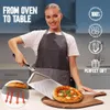 Große Pizzaschaufel, Pizzaschaufel aus Edelstahl, faltbar, Produktbild-Vorschau 7