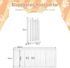COSTWAY Absperrgitter Hunde 89cm Hoch, Schutzgitter Holz Produktbild-Vorschau 7