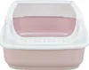 TRIXIE Katzentoilette Delio, mit Rand - flieder/weiß - 38 × Produktbild-Vorschau 2