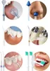 A collage of images showing different attachments and uses of an oral irrigator and nasal irrigator. Náhľad obrázku produktu