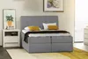 Boxspringbett Schlafzimmerbett TURIN Kunstleder Hellgrau Produktbild-Vorschau 1