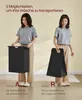 Two women demonstrating two different ways to use a laundry basket. Produktbild-Vorschau