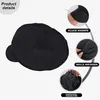 Ballonmütze Damen Schirmmütze Barett Achteck Cap Schwarz Produktbild-Vorschau 5