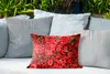 MuchoWow® Outdoor Kissen - Rosen - Rot - Strauch - 50x30 cm Produktbild-Vorschau 4