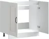 vidaXL Spülenunterschrank Kalmar Hochglanz-Weiß 80x46x81,5 Produktbild-Vorschau 4