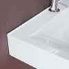 doporro Lavabo à Poser Blanc Vasque Suspendu en Céramique Voir les images du produit 5