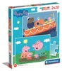 Puzzle Clementoni 2x20 SuperKolor Peppa Pig 24797 Náhled obrázku produktu 1