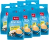 Multiple bags of Melitta Bistro mild coffee pads are arranged in a row against a white background. Produktbild-Vorschau