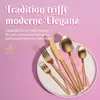 Paris Hilton Edelstahl Besteck-Set 20-teilig in Goldgelb  Produktbild-Vorschau 5
