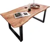 Esszimmertisch 160x85 cm Quinn, echte Baumkante, Produktbild-Vorschau 1