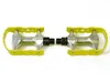 Pédales pour vélo XERAMA MTB/City Axe ALU CR-Mo - Jaune Voir les images du produit 3