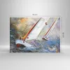 Bilder auf glas - Einteilig - Segelboot Bild Regatta - Produktbild-Vorschau 3