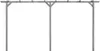 vidaXL Pergola ogrodowa szara 400x40x205 cm Impregnowane Podgląd zdjęcia produktu 1