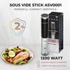 Aeno SV1 - Sous-Vide-Wasserofen - Schwarz - Silber - Knopf Náhľad obrázku produktu 20