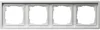 Cornice Gira quadrupla Interruttore GIRA, bianco puro Anteprima dell’immagine prodotto 1