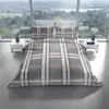 Winter Bettwäsche Thermofleece 200x200 cm Grau Beige Produktbild-Vorschau 2