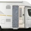 Flauschvorhang U-48 / 56 x 185  blau/grau-meliert Productafbeelding-voorbeeld 1