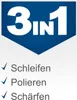 A graphic with the text '3IN1' and a list of three features with checkmarks. Produktbild-Vorschau