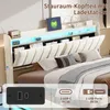 INONEFT čalúnená posteľ 160 x 200 cm, dvojlôžko s LED Náhľad obrázku produktu 3