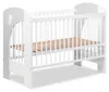 Lit pour bébé Nel Heart 3 hauteurs réglables - Blanc avec Voir les images du produit 6