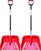 2x Schneeräumer Schneeschieber Alutube 55cm rot stark Produktbild-Vorschau 1