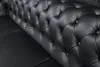Chesterfield 3-Sitzer Sofa 205cm schwarz Kunstleder Produktbild-Vorschau 8