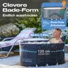 LIVIKING® Eisbad + Faltbare Badewanne Erwachsene [120cm - Produktbild-Vorschau 4