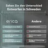Erica Duschvorhangstange L-form & U-form - 4-in-1 System Produktbild-Vorschau 4