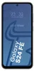 A smartphone screen displaying a time and date, with a graphic and text overlay. Produktbild-Vorschau