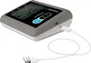 A digital blood pressure monitor is shown connected to a USB-C cable. Náhled obrázku produktu