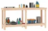 Banco de trabajo – Mesa de trabajo de madera maciza de pino Vista previa de la imagen del producto 4