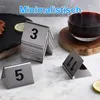 Tischnummern, 25-teilige Tischnummern aus Edelstahl, Produktbild-Vorschau 6
