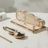 Baukasten Robotime Violin TG604K Holz 14,5 x 7,5 x 15 cm Produktbild-Vorschau 18