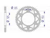 AFAM Kettenrad Alu Standard - 520 Produktbild-Vorschau 1