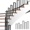 Izrielar 100cm U-Form Treppengeländer Schwarz Handlauf für Produktbild-Vorschau 10