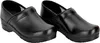 A pair of black clogs on a white background. Anteprima dell’immagine prodotto
