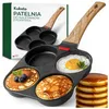 Kuketo | Pancake Pfanne Mit Deckel – 4 Mulden Ø 9 cm, Produktbild-Vorschau 1