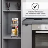 ONVAYA® Stojan na korenie výsuvný | Dvojitý košík | Náhľad obrázku produktu 4