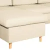 Ecksofa Sofa Polster Couch Wohnlandschaft U Form Produktbild-Vorschau 7