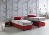 Einzelbett Dabate, Containerbett mit Stoffbespannung, 100%  Produktbild-Vorschau 2