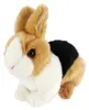 Lapin en peluche 15 x 17 cm, marron, noir et blanc, à Voir les images du produit 3