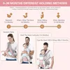 ANTCOOL Baby Carrier Ergonomic Baby Carrier with Hip Seat Produktbild-Vorschau 6