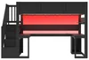 Gaming-Hochbett 90x200 cm mit Schreibtisch, Stauraumtreppe, Produktbild-Vorschau 19