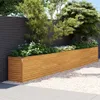 vidaXL Garten-Hochbeet 578 x 50 x 69 cm Cortenstahl Produktbild-Vorschau 2